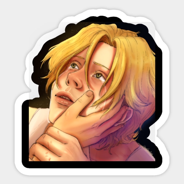 Ash Lynx Banana Fish Sticker by flowoffantasy